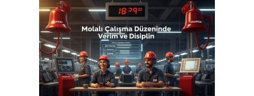Çay Molası, Paydos, İş Başı… Hepsi Otomatik! Çay Molası, Paydos, İş Başı… Hepsi Otomatik!